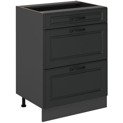 Vicco Mueble de cuisine R-Line - Anthracite, 60cm, avec tiroirs - Publicité Vicco Mueble de cuisine R-Line - Anthracite, 60cm, avec tiroirs - Publicité