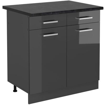 Vichy R-Line Küchenunterschrank - Anthrazit Hochglanz Vichy R-Line Küchenunterschrank - Anthrazit Hochglanz