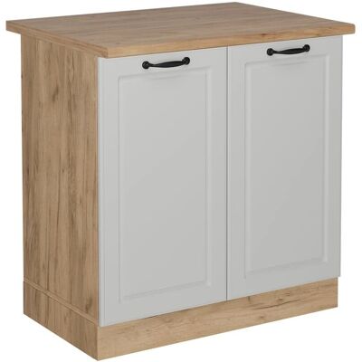 Armario de cocina Vicco R-Line - Blanco Landhaus, 80cm, Modular Armario de cocina Vicco R-Line - Blanco Landhaus, 80cm, Modular