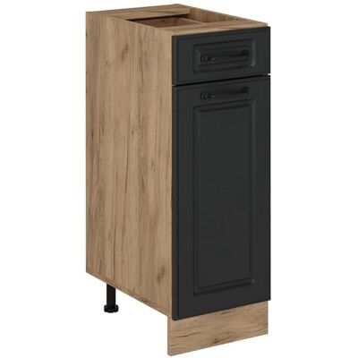 Vichy Mueble bajo de cocina R-Line - Anthracite Landhaus/Goldkraft Eiche - Publicité Vichy Mueble bajo de cocina R-Line - Anthracite Landhaus/Goldkraft Eiche - Publicité