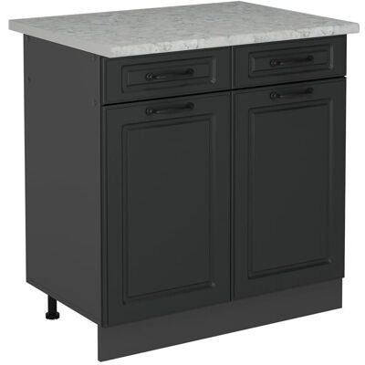 Vicco - Armario de cocina R-Line, Antracita, 80cm, Mármol Vicco - Armario de cocina R-Line, Antracita, 80cm, Mármol