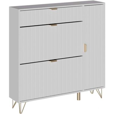 Vichy Helge Armoire à Chaussures Blanche - Rangement chaussures - Publicité Vichy Helge Armoire à Chaussures Blanche - Rangement chaussures - Publicité
