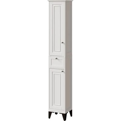 Vichy 175cm Weißer Badezimmerschrank - Platzsparend, Modernes Design Vichy 175cm Weißer Badezimmerschrank - Platzsparend, Modernes Design