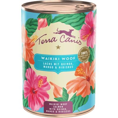 Terra Canis - Waikiki - Saumon - Quinoa Mango - Alimentation chien - Publicité Terra Canis - Waikiki - Saumon - Quinoa Mango - Alimentation chien - Publicité