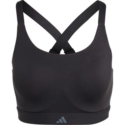 adidas Tailored Impact Luxe Hoge Ondersteunings Sport-BH - Zwart adidas Tailored Impact Luxe Hoge Ondersteunings Sport-BH - Zwart