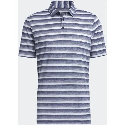 adidas Modell - Blau Allover Streifen Golf Polo - Golf adidas Modell - Blau Allover Streifen Golf Polo - Golf