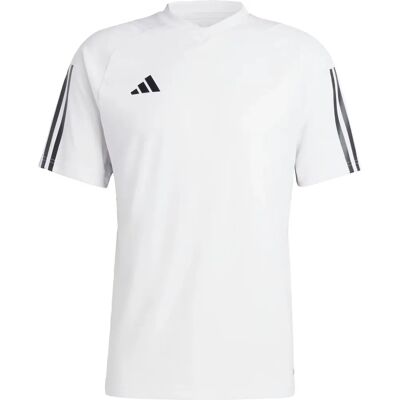 Maillot de compétition Adidas Tiro 23 Blanc/Noir - Jersey - Publicité Maillot de compétition Adidas Tiro 23 Blanc/Noir - Jersey - Publicité