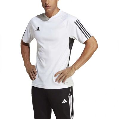 Adidas Tiro 23 tävlingsmatchtröja - Vit/Svart - Fotbolls jersey Adidas Tiro 23 tävlingsmatchtröja - Vit/Svart - Fotbolls jersey
