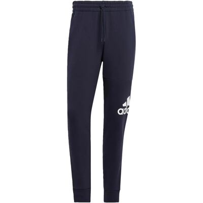 adidas French Terry Tapered Cuff Logo Hosen - Blau adidas French Terry Tapered Cuff Logo Hosen - Blau