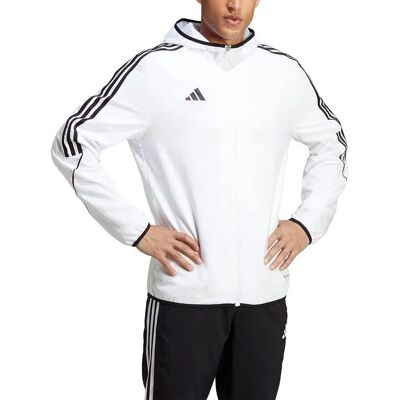 adidas Tiro 23 League Windbreaker - Herren - Weiß - Windjacke für Fußballtraining - Herren-Sportjacke - Leicht und atmungsaktiv adidas Tiro 23 League Windbreaker - Herren - Weiß - Windjacke für Fußballtraining - Herren-Sportjacke - Leicht und atmungsaktiv