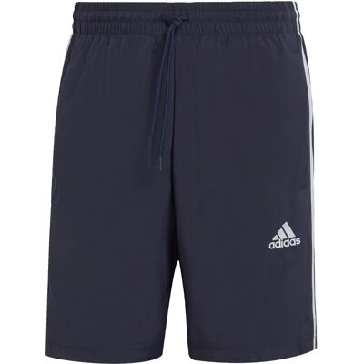 adidas AEROREADY Essentials Chelsea 3-Paski Szorty - Niebieskie - Szorty adidas AEROREADY Essentials Chelsea 3-Paski Szorty - Niebieskie - Szorty