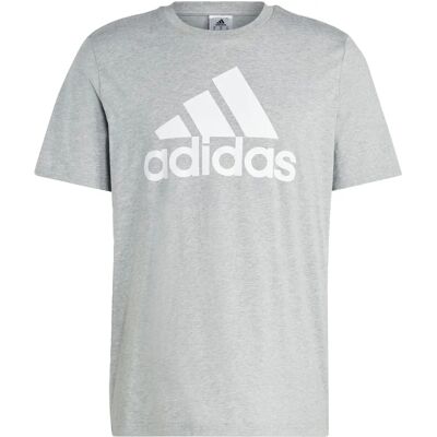 Adidas Essentials Single Jersey Big Logo T-Shirt - średni szary heather (IC9350) Adidas Essentials Single Jersey Big Logo T-Shirt - średni szary heather (IC9350)
