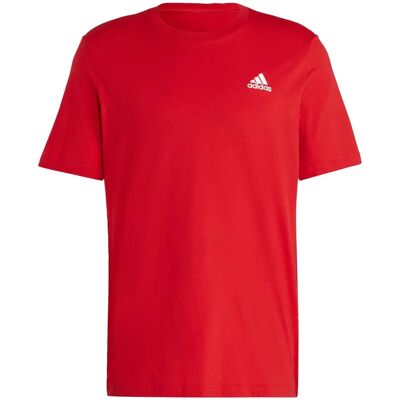 adidas Herren Rotes Logo Stick-T-Shirt - Single Jersey adidas Herren Rotes Logo Stick-T-Shirt - Single Jersey