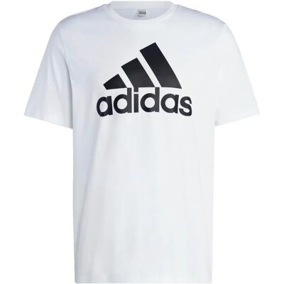 Adidas Essentials Single Jersey T-shirt Grand Logo - blanc (IC9349) - Publicité Adidas Essentials Single Jersey T-shirt Grand Logo - blanc (IC9349) - Publicité