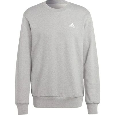 adidas S Grå French Terry Litet Logo Tröja - Tröja adidas S Grå French Terry Litet Logo Tröja - Tröja
