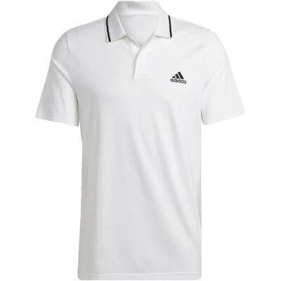 Polo adidas Essentials Piqué Small Logo - Blanc - Homme - Décontracté Polo adidas Essentials Piqué Small Logo - Blanc - Homme - Décontracté