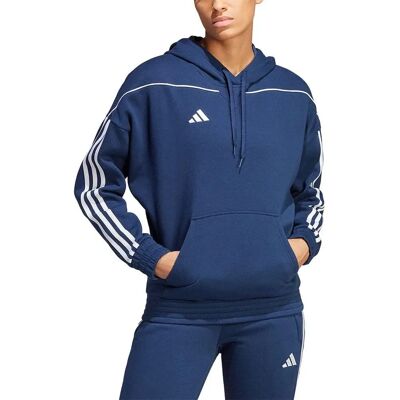 Adidas Tiro 23 SW Bluza z kapturem - Trening przez cały rok dla kobiet Granatowy/Niebieski Adidas Tiro 23 SW Bluza z kapturem - Trening przez cały rok dla kobiet Granatowy/Niebieski