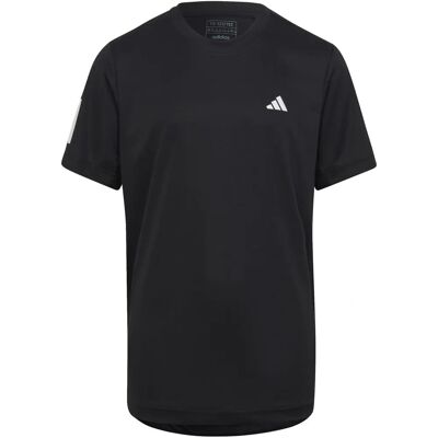 adidas Kids Club Tennis 3-Streep T-Shirt - Zwart adidas Kids Club Tennis 3-Streep T-Shirt - Zwart