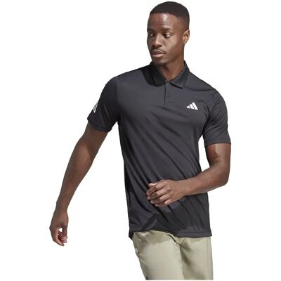 adidas Club 3-Pasy Polo do Tenisa - Czarny - Tenis adidas Club 3-Pasy Polo do Tenisa - Czarny - Tenis