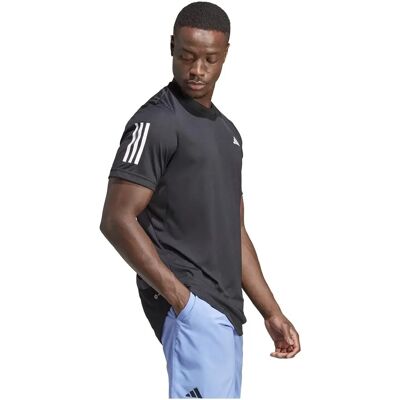 adidas Club 3-Stripes Tennis T-Shirt - Schwarz - Herren adidas Club 3-Stripes Tennis T-Shirt - Schwarz - Herren