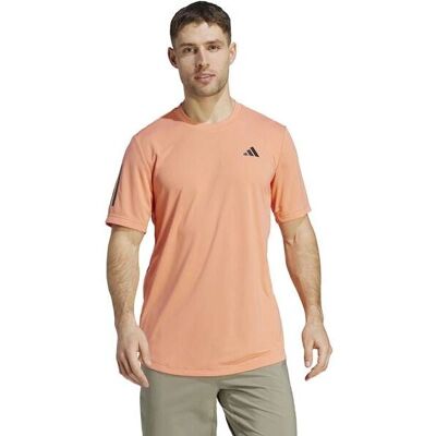 adidas Club 3-Stripes Tennis Portocaliu - Tricou adidas Club 3-Stripes Tennis Portocaliu - Tricou