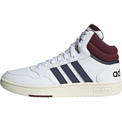 buty vintage adidas Hoops 3.0 Mid - Białe buty vintage adidas Hoops 3.0 Mid - Białe