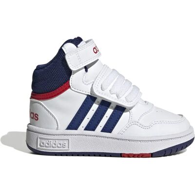 Buty dziecięce adidas Hoops Mid - Białe Buty dziecięce adidas Hoops Mid - Białe