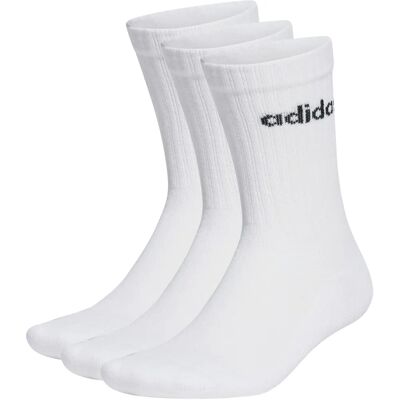 Λευκές κάλτσες adidas με επένδυση - 3 Ζευγάρια Λευκές κάλτσες adidas με επένδυση - 3 Ζευγάρια