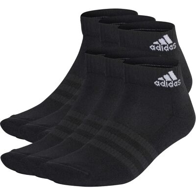Chaussettes sportives rembourrées Adidas, 6 paires - Noir Chaussettes sportives rembourrées Adidas, 6 paires - Noir