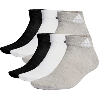 adidas T SPW ANK 6P Grijze Soketten - Sokken adidas T SPW ANK 6P Grijze Soketten - Sokken