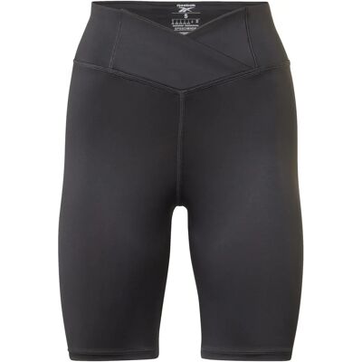 Damskie spodenki rowerowe Reebok Workout Ready Basic - Czarny - Wysoka talia, Dopasowane, Speedwick Damskie spodenki rowerowe Reebok Workout Ready Basic - Czarny - Wysoka talia, Dopasowane, Speedwick