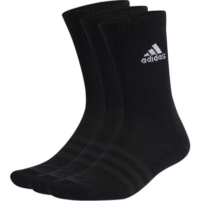 adidas Cushioned Crew Sokken - 3 Paar - Zwart adidas Cushioned Crew Sokken - 3 Paar - Zwart