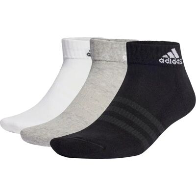 Chaussettes de Sport Rembourrées Adidas pour Cheville 6 Paires - (IC1292) gris moyen chiné/blanc/noir Chaussettes de Sport Rembourrées Adidas pour Cheville 6 Paires - (IC1292) gris moyen chiné/blanc/noir
