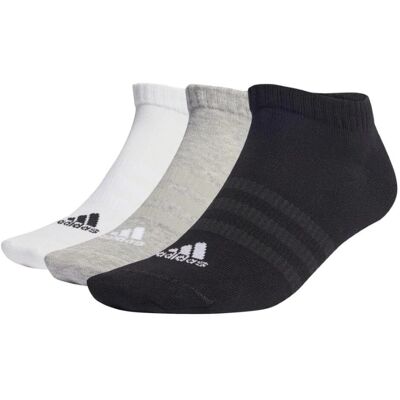 adidas Modelo - Meias esportivas baixas cinza - 3 pares adidas Modelo - Meias esportivas baixas cinza - 3 pares