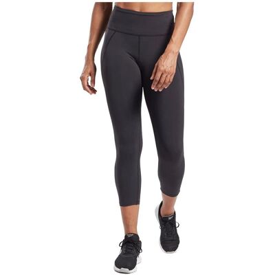 Legginsy damskie Reebok Lux ¾ wysokie - Czarny Legginsy damskie Reebok Lux ¾ wysokie - Czarny
