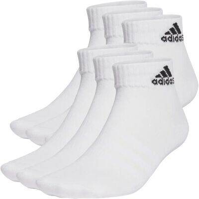 adidas Chaussettes ankle Thin And Light Sportswear 6 Paires - Blanc - Publicité adidas Chaussettes ankle Thin And Light Sportswear 6 Paires - Blanc - Publicité