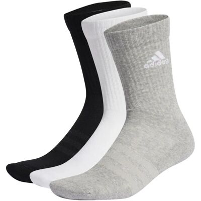 Adidas Core SPW Crew 3er Pack Socken - Grau/Schwarz Adidas Core SPW Crew 3er Pack Socken - Grau/Schwarz