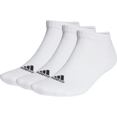 Chaussettes basses rembourrées adidas - 3 paires - blanc - Publicité Chaussettes basses rembourrées adidas - 3 paires - blanc - Publicité