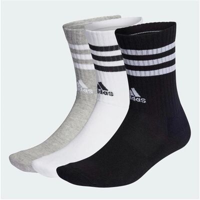 Chaussettes de sport rembourrées grises adidas - Pack de 3 Chaussettes de sport rembourrées grises adidas - Pack de 3