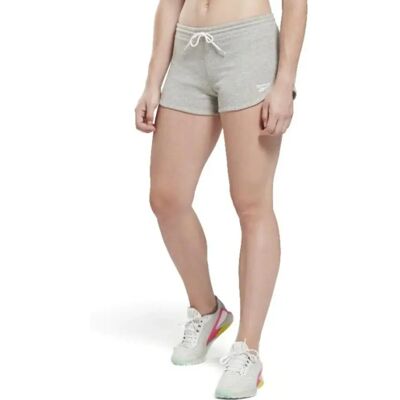 Short Reebok H54766 French Terry - Femme - Gris - Publicité Short Reebok H54766 French Terry - Femme - Gris - Publicité