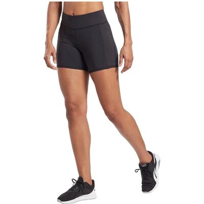 Reebok Lux Booty Shorts - Czarny - Wysoka talia - Elastyczny - Odprowadza wilgoć - Shorts Reebok Lux Booty Shorts - Czarny - Wysoka talia - Elastyczny - Odprowadza wilgoć - Shorts