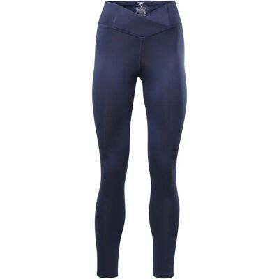 Reebok Workout Ready Pant Program Leggings - Blue - Womens Reebok Workout Ready Pant Program Leggings - Blue - Womens