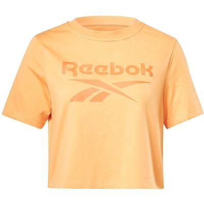 Reebok XS Orange Kurzärmad T-shirt - Sportkläder Reebok XS Orange Kurzärmad T-shirt - Sportkläder