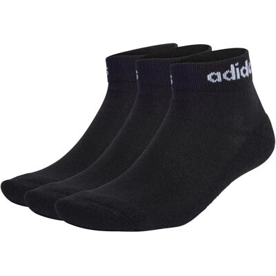 adidas Linear Ankle Cushioned Socks - Black - Socks adidas Linear Ankle Cushioned Socks - Black - Socks