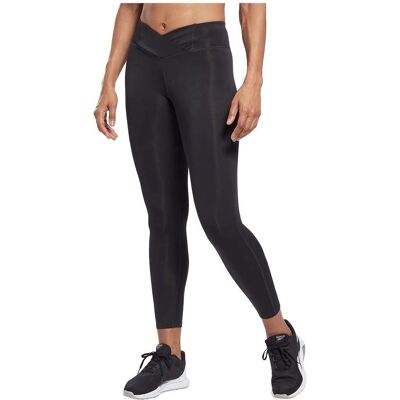 Reebok Workout Ready Mesh Leggings - Blue - Womens Reebok Workout Ready Mesh Leggings - Blue - Womens