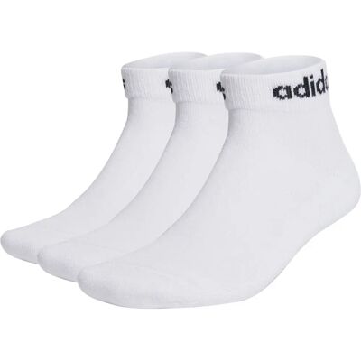 adidas Linear Ankle Cushioned Socks - White - Socks adidas Linear Ankle Cushioned Socks - White - Socks