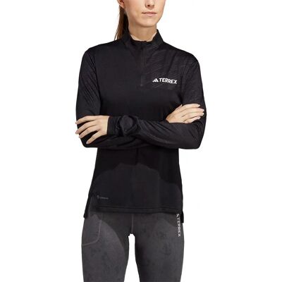 adidas Terrex Multi Μπλούζα με μισό φερμουάρ - Μαύρο - Μακρυμάνικο adidas Terrex Multi Μπλούζα με μισό φερμουάρ - Μαύρο - Μακρυμάνικο