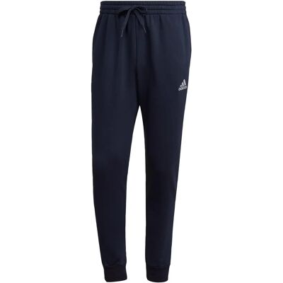 adidas Fleece Tapered Spodnie - Niebieskie adidas Fleece Tapered Spodnie - Niebieskie