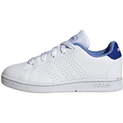 adidas H06160 Baskets Blancs/Bleu - Décontracté, Écologique, Plate - Publicité adidas H06160 Baskets Blancs/Bleu - Décontracté, Écologique, Plate - Publicité