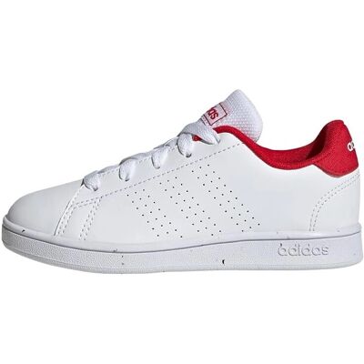 Baskets Enfants Adidas Blancs Advantage - Publicité Baskets Enfants Adidas Blancs Advantage - Publicité